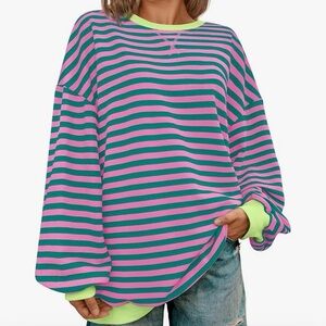 NWT Kissfix oversized crew neck sweatshirt, size L